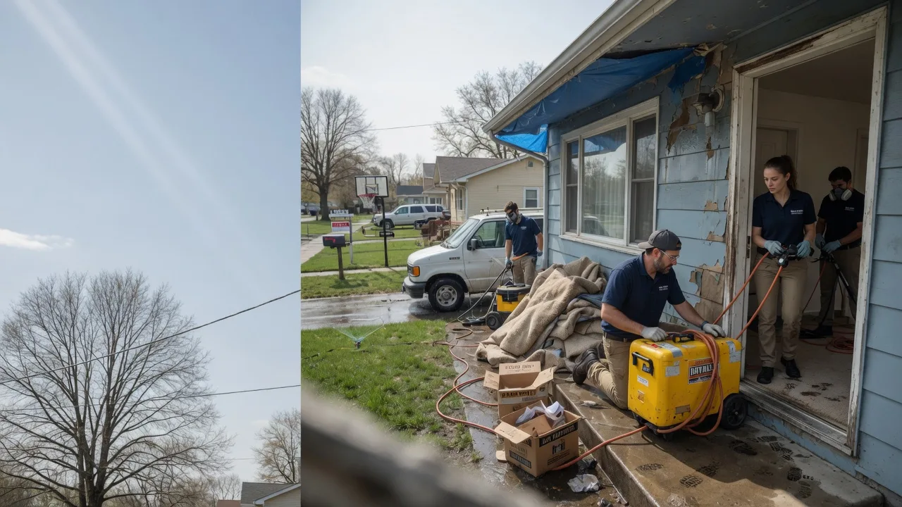 Basement Flood Cleanup in Losantville, IN near me